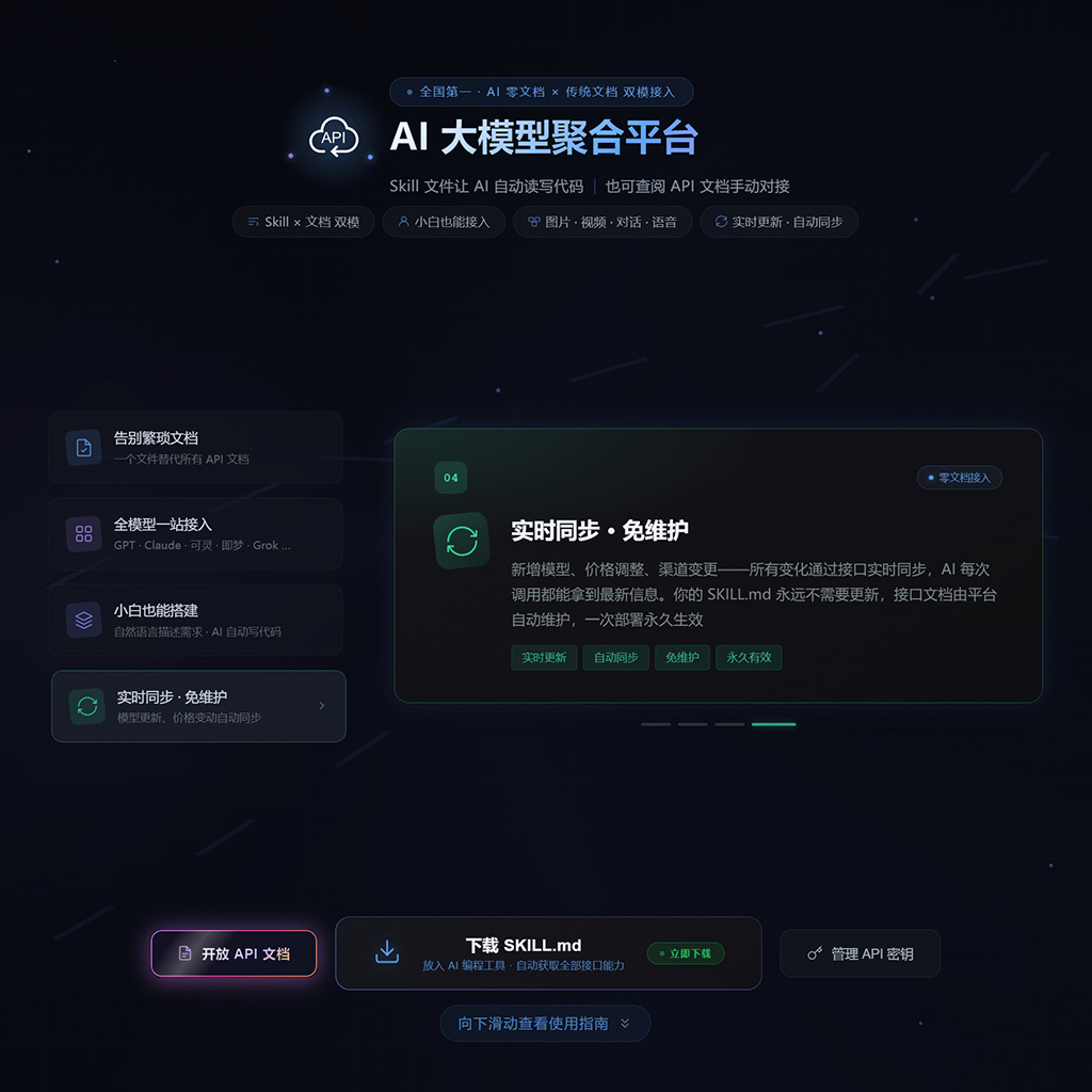 菁选灵创API接口与自动化控制台